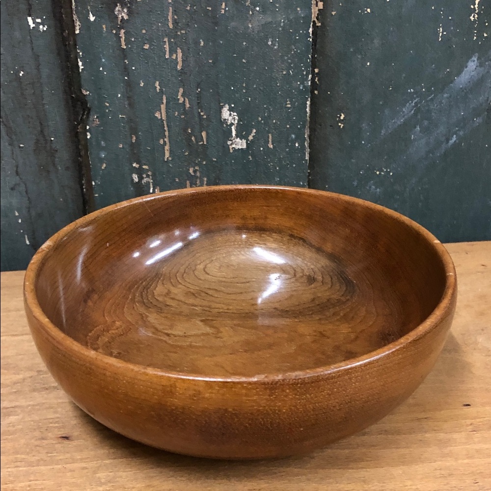 Oregon Myrtlewood Craft Studio Handmade wood bowl 5.75”